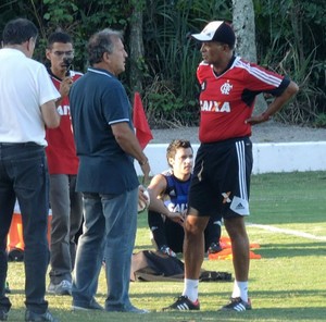 Zico Treino Flamengo (Foto: Cahê Mota)