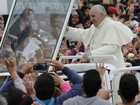 Papa inicia visita à América do Sul no Equador Papa inicia visita à América do Sul no Equador