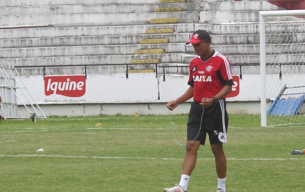 Jayme de Almeida no treino do Flamengo (Foto: Janir Júnior)