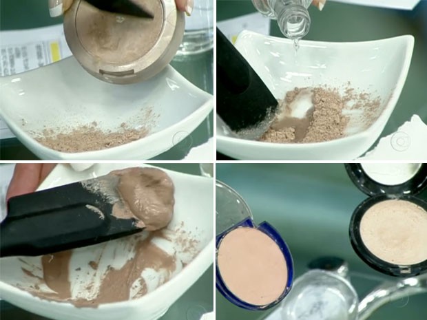 Veja o passo a passo para recuperar maquiagem que despedaçou (Foto: Mais Você / TV Globo)