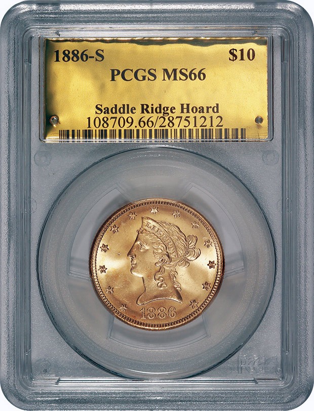  Valor das moedas chega a US$ 10 milhões (Foto: AP Photo/Saddle Ridge Hoard discoverers via Kagin's, Inc)
