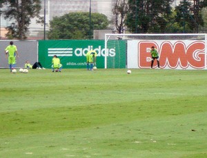 Palmeiras treino pênaltis no CT da Barra Funda (Foto: Rodrigo Faber / Globoesporte.com)
