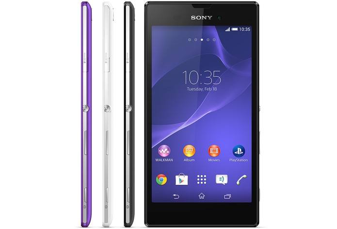 Xperia T3 é um foblet de entrada da Sony com tela de 5,3 polegadas HD e Android KitKat (Foto: Divulgação/Sony)