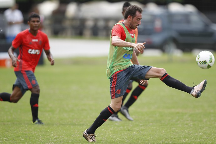 Mancuello treino Flamengo Mangaratiba (Foto: Gilvan de Souza / Flamengo)