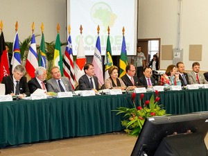 Dilma participa de reunião da Sudene, em Fortaleza (Foto: Roberto Stuckert Filho/PR)