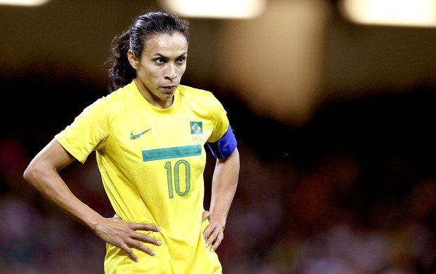 Marta na derrota do Brasil para o japão no futebol (Foto: AP)