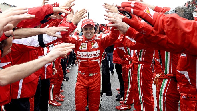 Felipe Massa festa depedida Ferrari (Foto: AP)