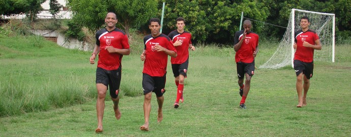 Treino Flamengo-PI 2014 (Foto: Renan Morais/GloboEsporte.com)