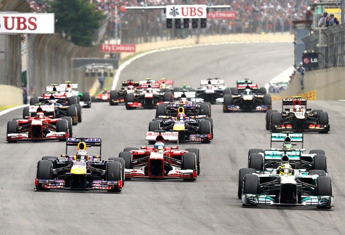 Largada Formula 1 Gp Brasil interlagos (Foto: Agência Reuters)