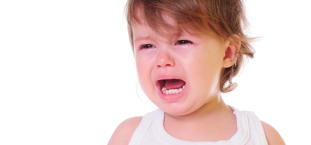 Criança chorando e gritando (Foto: Shutterstock)