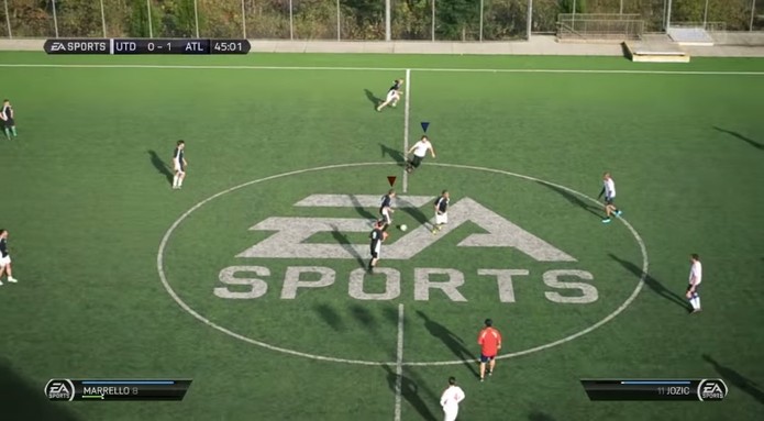 Vídeos mostra como seria Fifa Soccer na vida real (Foto: Reprodução/ Youtube)