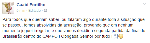 Gabi Portilho Facebook (Foto: Reprodução/ Facebook)