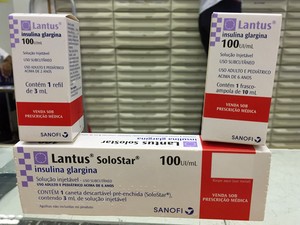 Em farmácias, insulina Glargina chega a custar R$400 (Foto: Antenor Lacerda / Arquivo Pessoal)