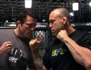 Chael Sonnen e Wanderlei Silva (Foto: Reprodução/Twitter)