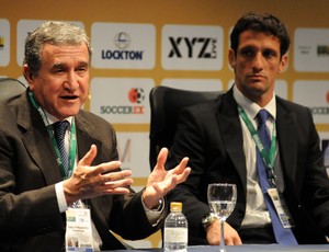 carlos alberto parreira e Belletti soccerex (Foto: André Durão / Globoesporte.com)