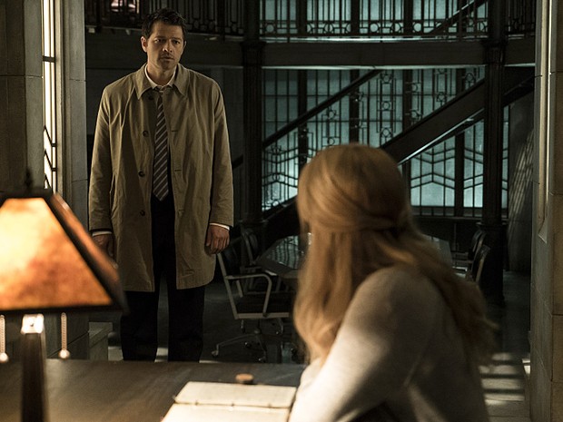 Miesha Collins volta como o anjo Castiel na 12ª temporada de 'Supernatural' (Foto: Divulgação) Miesha Collins volta como o anjo Castiel na 12ª temporada de 'Supernatural' (Foto: Divulgação)