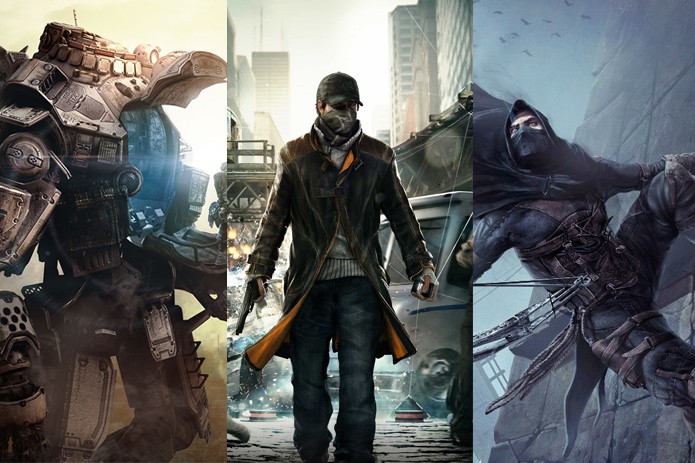 Titanfall, Watch Dogs e Thief são alguns dos jogos mais esperados de 2014 (Foto: Montagem / Divulgação)