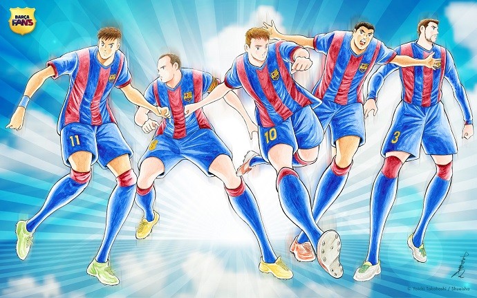 Barcelona desenho Super Campeões Tsubasa