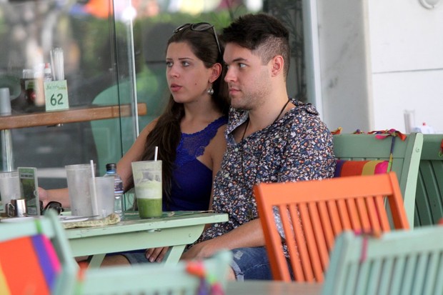 Andressa e Nascer  (Foto: Marcos Ferreira / photo rio news)