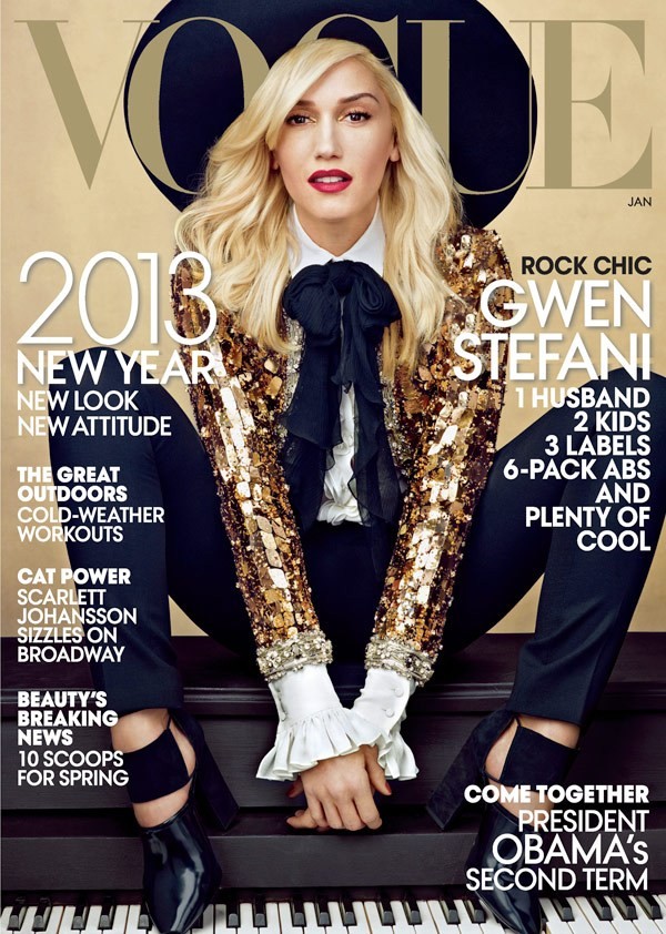 Gwen Stefani é capa da "Vogue" (Foto: Reprodução)