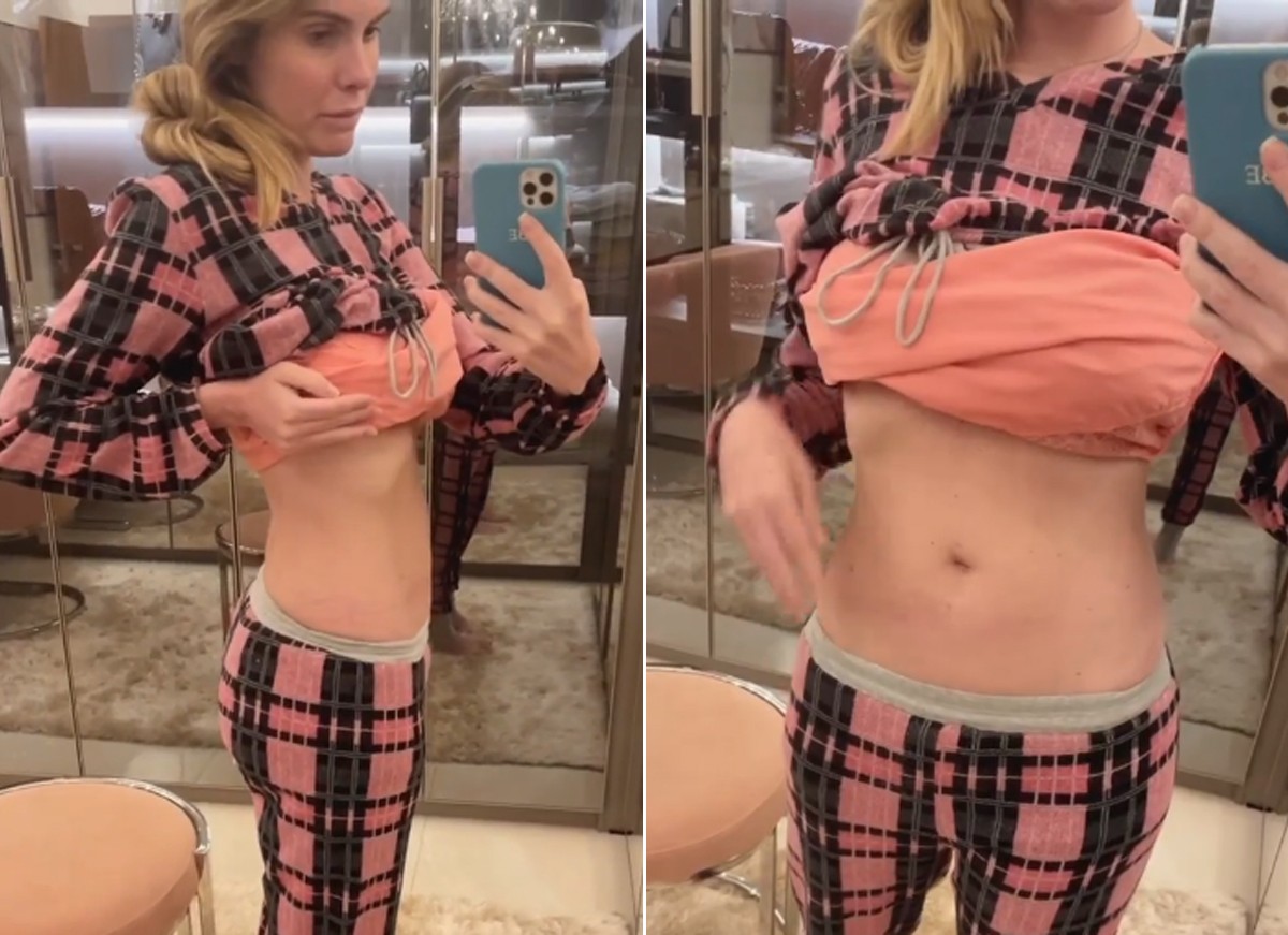 Bárbara Evans mostra o corpo após perder 22 quilos  (Foto: Reprodução / Instagram)