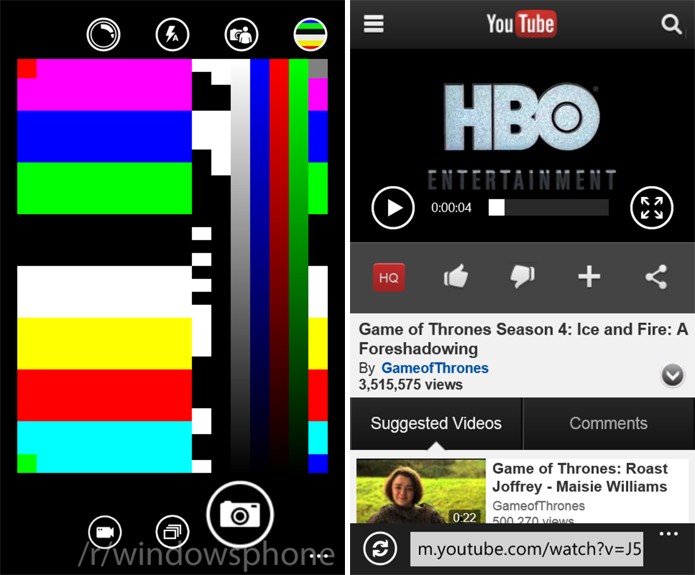 Internet Explorer 11 e aplicativo de câmeras receberão melhorias no novo Windows Phone 8.1 (Foto: Reprodução/The Verge)