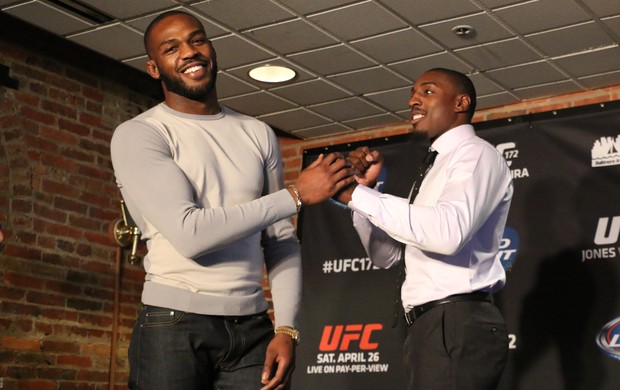 Jon Jones e Phil Davis MMA UFC (Foto: Evelyn Rodrigues)