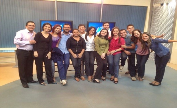 Equipe de Jornalismo da TV Tapajós (Foto: TV tapajós)