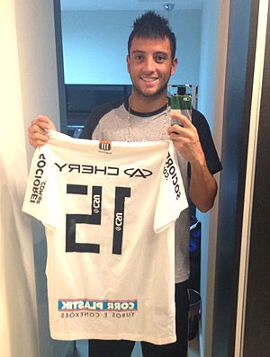 Felipe Anderson camisa Santos (Foto: Divulgação / Arquivo Pessoal)