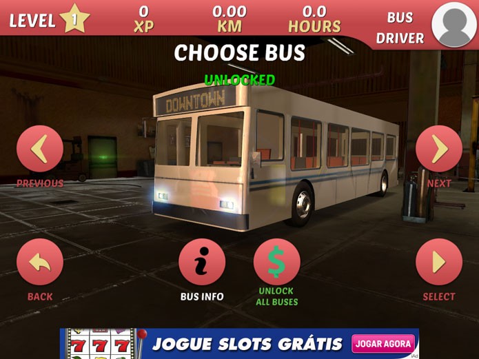 Bus Simulator 2015 tem vários ônibus (Foto: Reprodução/Felipe Vinha)