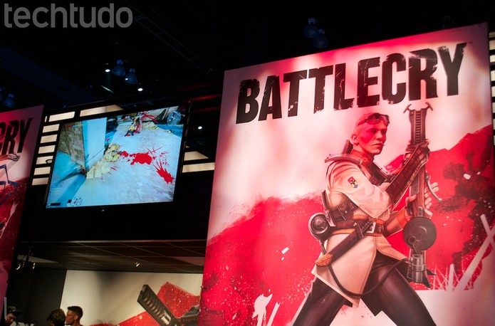Estande da Battlecry (Foto: Monique Mansur\TechTudo) Estande da Battlecry (Foto: Monique Mansur\TechTudo)