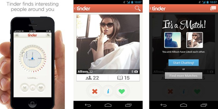 Tinder é o app da pegação (Foto: Reprodução)