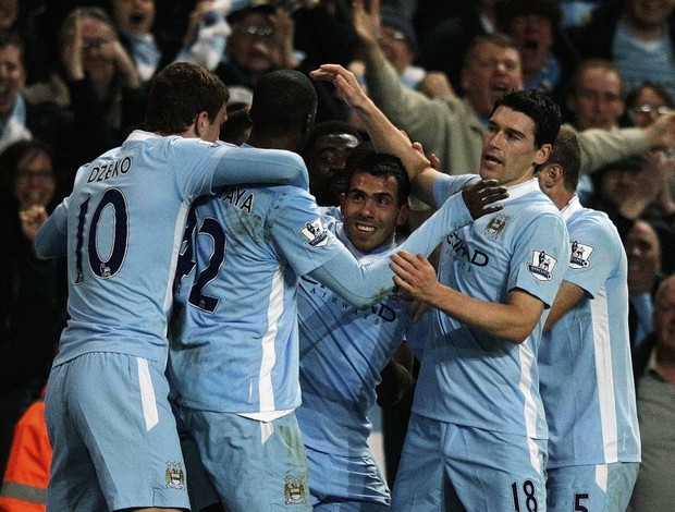 Carlos Tevez Manchester City (Foto: Reuters)