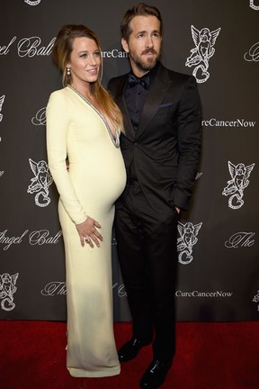 Blake Lively e Ryan Reynolds em evento em Nova York, nos Estados Unidos (Foto: Dimitrios Kambouris/ Getty Images/ AFP)