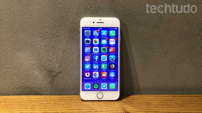 iPhone 8 (Foto: Thássius Veloso/TechTudo) iPhone 8 (Foto: Thássius Veloso/TechTudo)