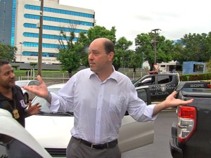 O advogado Francisco Faiad, preso durante a operação Sodoma, na terça-feira (14) (Foto: TVCA/Reprodução)