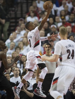 Damian Lillard Blazers x Clippers NBA (Foto: Reuters)