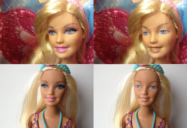 Versões naturais da Barbie praiana, com um bom bronzeado, mas sem make (Foto: Divulgação)