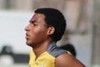 Filho de Pelé, atacante Joshua é o novo reforço do time sub-17 do Santos (Luis Paes/GloboEsporte.com)