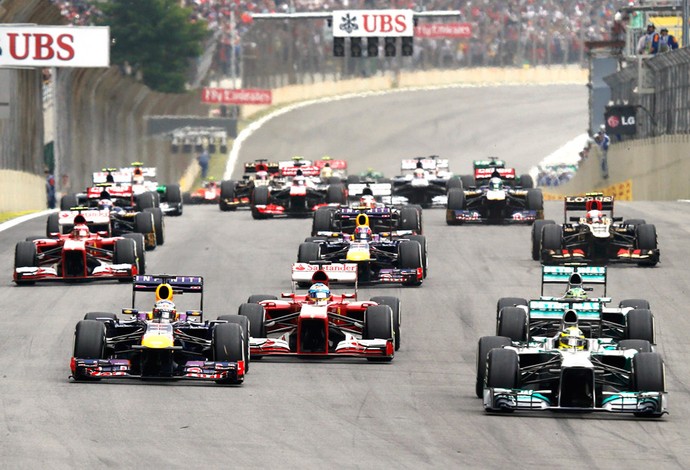 Largada Formula 1 Gp Brasil interlagos (Foto: Agência Reuters)