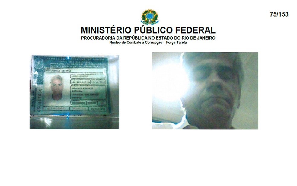 Carlos Bezerra é apontado pelo MPF como operador de Adriana Ancelmo (Foto: Reprodução/MPF)