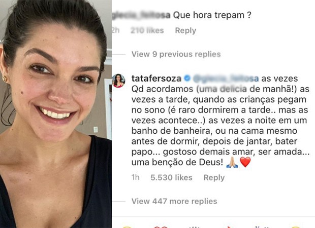 Thais Fersoza rebate seguidora (Foto: Reprodução Instagram) Thais Fersoza rebate seguidora (Foto: Reprodução Instagram)