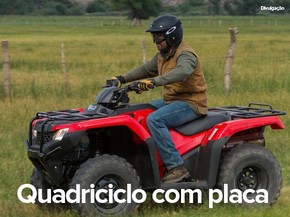 Quadriciclos deverão ser emplacados para rodas nas ruas (Foto: Divulgação) Quadriciclos deverão ser emplacados para rodas nas ruas (Foto: Divulgação)