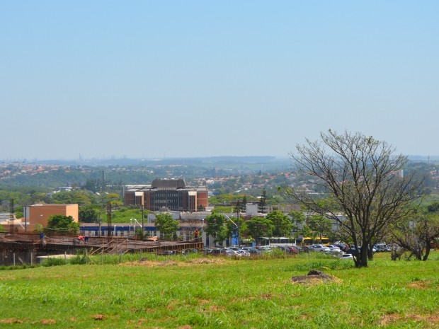 Campus da Unicamp no distrito de Barão Geraldo, em Campinas (Foto: Fernando Pacífico / G1)