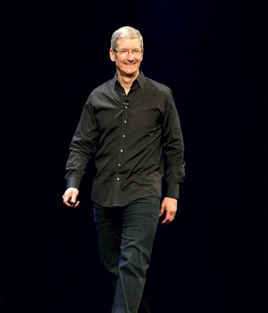 INFLUENTEFoto: Kim White/Getty Images Tim Cook, presidente da Apple. Reservado, ele nunca se disse gay apesar de ser  frequentemente citado como homossexual (Foto: Kim White/Getty Images)