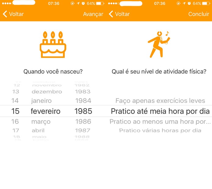 Defina suas metas e dados no TecnoNutri (Foto: Reprodução/Felipe Vinha)