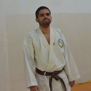 André Felipe Fonseca, lutador de Karatê mudo (Foto: Nailson Wapichana)