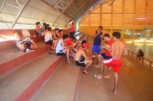 Liga Cruzeirense handebol alojado ginásio Álvaro Dantas (Foto: Duaine Rodrigues)