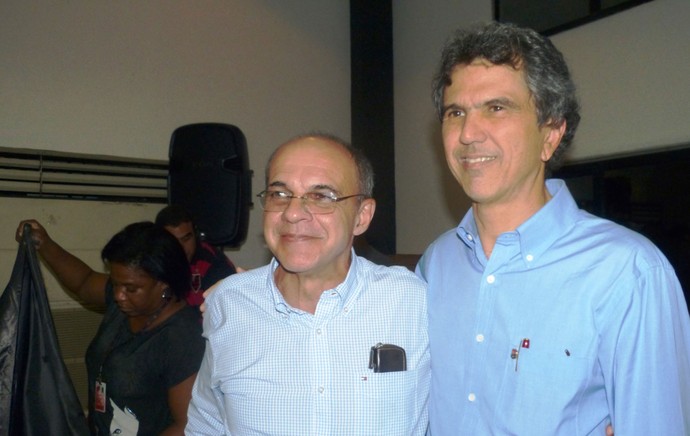 Eduardo Bandeira de Mello e Mario Esteves conselho fiscal Flamengo (Foto: Cahê Mota)