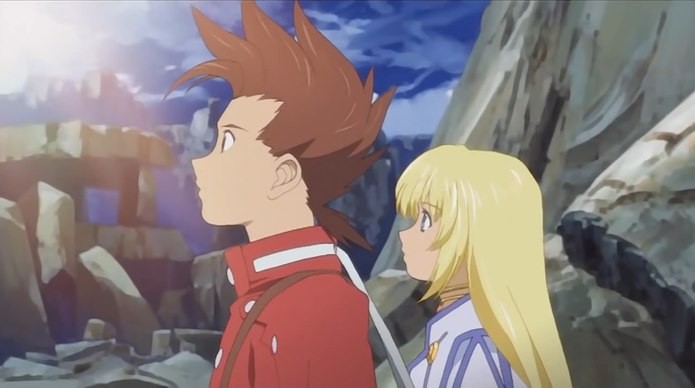 Tales of Symphonia possui várias cenas no estilo anime (Foto: Reprodução)